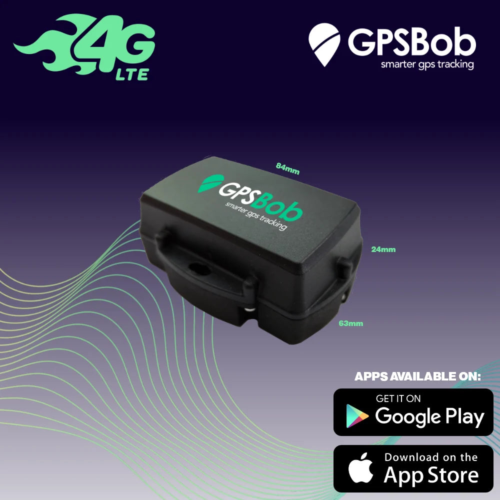 GPSBob Long Life Battery 4G GPS Tracker