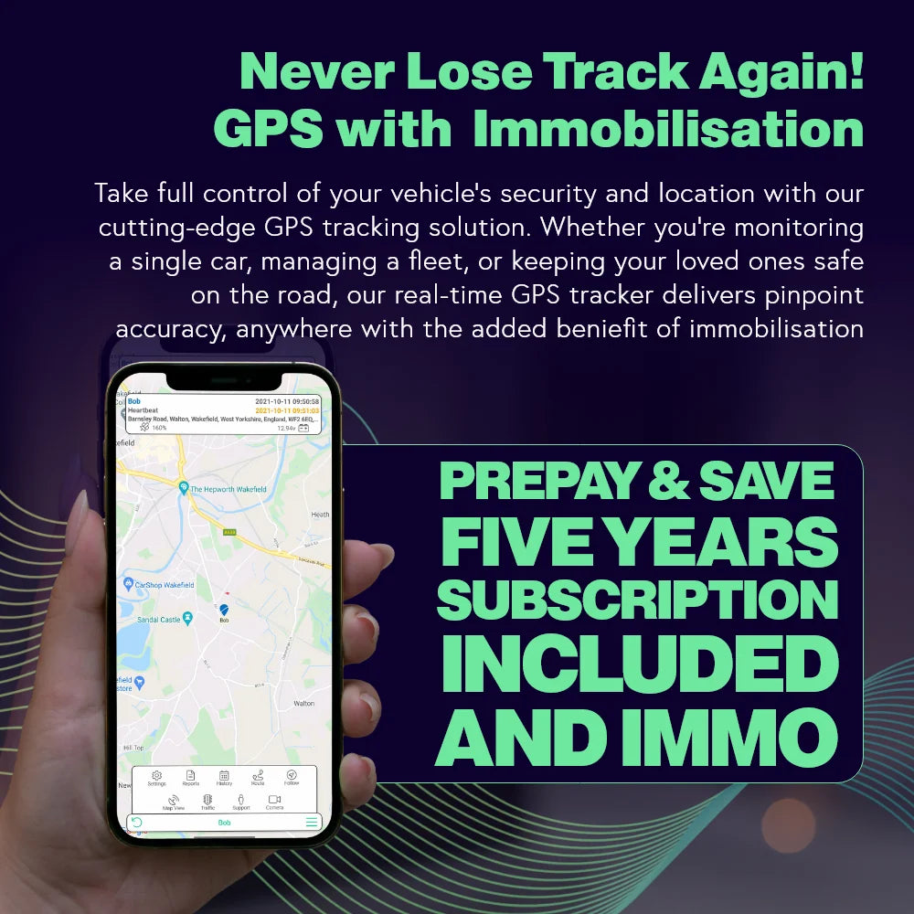 GPSBob Immobilisation 4G GPS Tracker